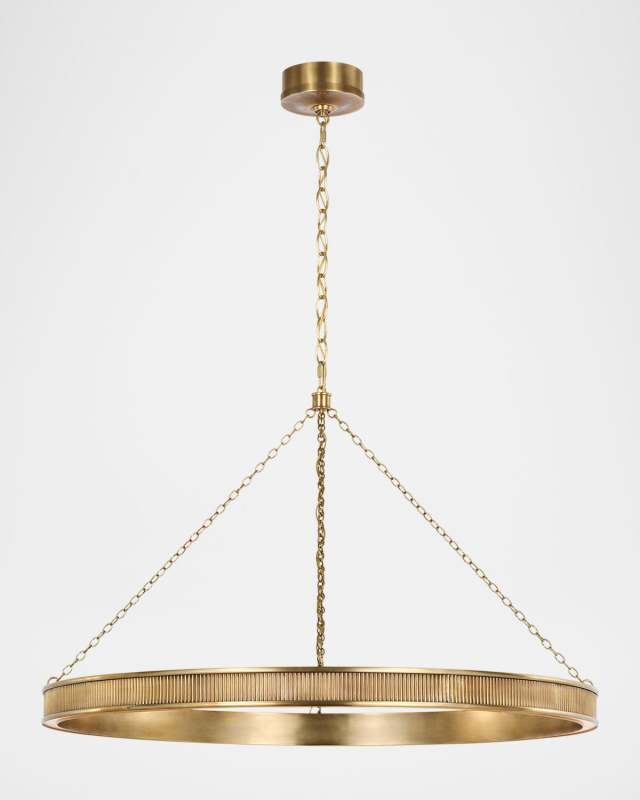 Menil 40" Ring Chandelier by Marie Flanigan